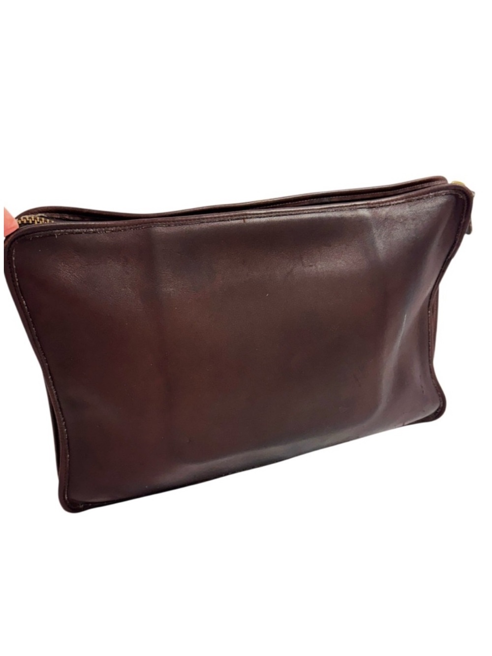 COACH Portfolio/Laptop Leather Bag Vintage B5C-5225 Brown